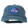 NASA Insignia Embroidered Pigment Dyed Cap - Navy - CQ11QLM7F51