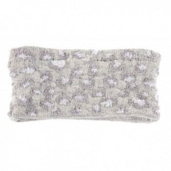 Winter Leopard Fleece Headband Warmer