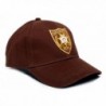 Walking Dead Hat Sheriff's Dept Appliqué Unisex-Adult One-Size Cap Brown - CL11Q5H2BBP