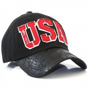 American Flag Vintage Baseball Black