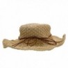 Womens Foldable Beach Straw Beige