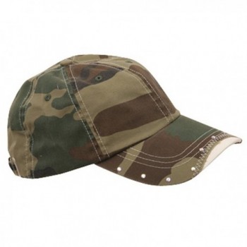 MG Rhinestone Washed Cotton Cap Camo in Women's Baseball Caps