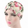 beauty YFJH 2 Pack Printed Soft Pre Tied Cotton India Chemo Cap Beanie Turban Headwear For Cancer - Beige - C8184TZQG7L