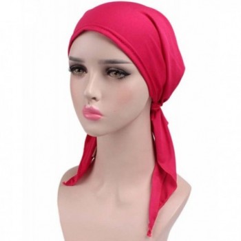 Womens Ruffle Beanie Turban Headwear in Women's Skullies & Beanies