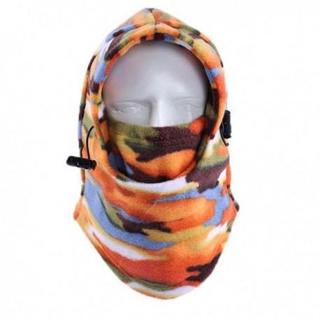 Adjustable Thermal Fleece Balaclava Winter Outdoor Sports Face Mask ...