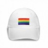 Rectangle Rainbow Hat In White in a Bag (1 Hat - Retail) - C311C4ZU3HL