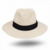 JOOWEN Women Panama Fedora Natural