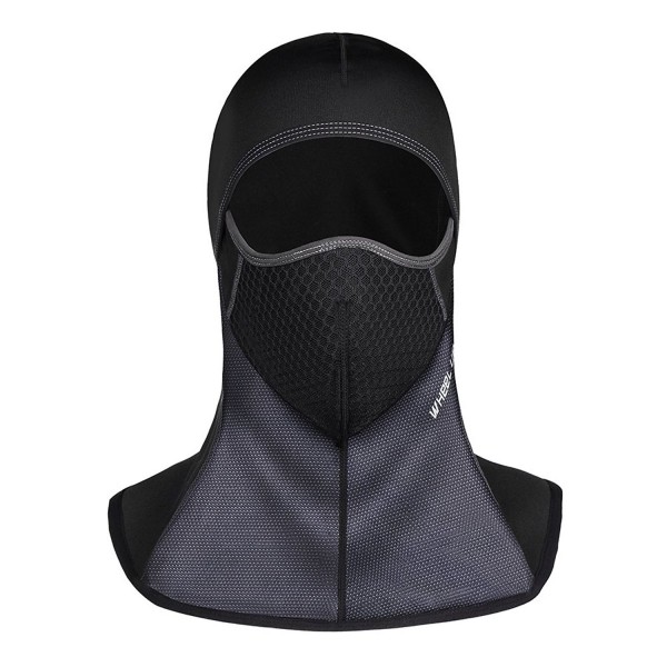 ROTTO Balaclava Ski Mask Motorcycle Cycling Thermal Windproof and Waterproof - Black-b(no Zipper) - C0189Y9XMW2